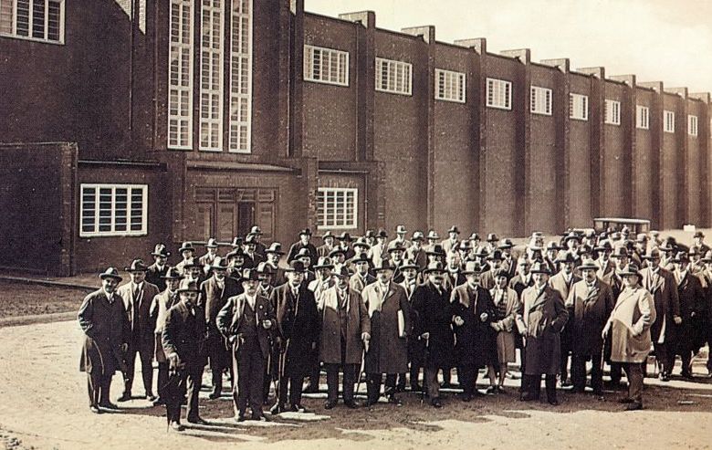Gruppenbild von Teilnehmer einer Exkursion der DVGW-Jahresversammlung 1928